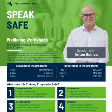 Speak Safe Training Program